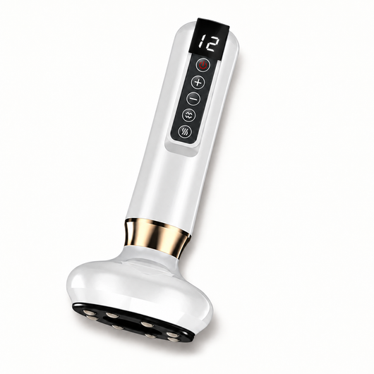 HANNA Sculpt – weißes Massagegerät, Produktansicht 2