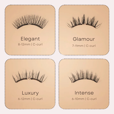 HANNA Magnetic Lashes – Wimpern in der Detailansicht