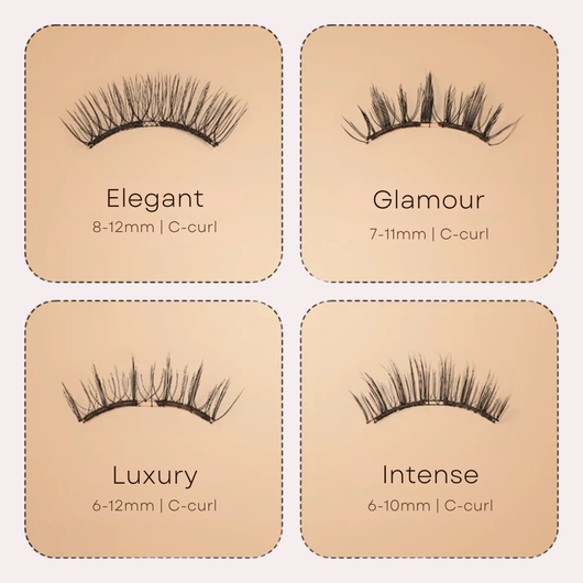 HANNA Magnetic Lashes – Wimpern in der Detailansicht