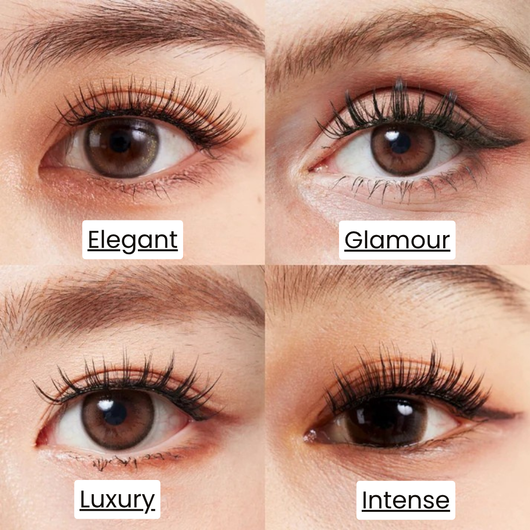 HANNA Magnetic Lashes – Übersicht der vier Styles